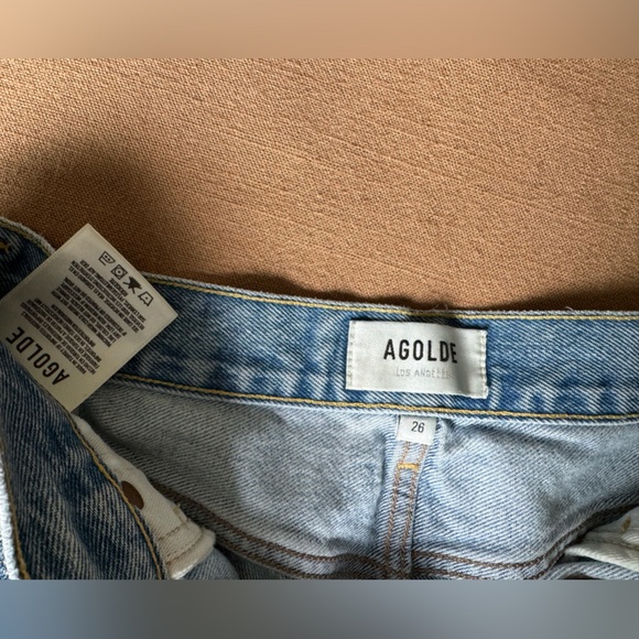 Agolde Parker Denim Shorts - Picture 3 of 3